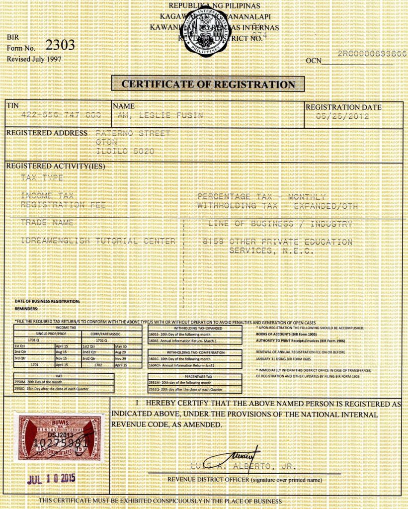 BUSINESS Permit